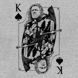 game of thrones t-shirt king of gray pique sublimation