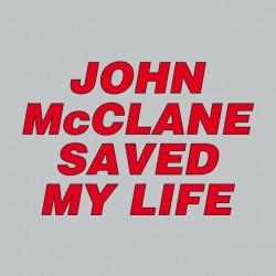 john McClane gray sublimation tee shirt