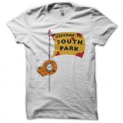 Kenny Teeshirt Welcome to South Park parody white sublimation