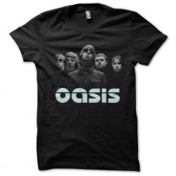 tee shirt OASIS black sublimation
