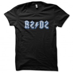 tee shirt Rsd2 acdc style black sublimation
