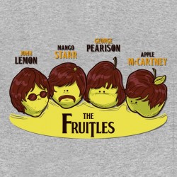 tee shirt The fruitles parody beatles gray sublimation