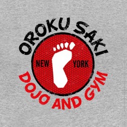 tee shirt Oroku saki dojo and gym gris sublimation