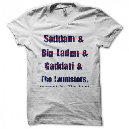 shirt the lannisters wanted white sublimation