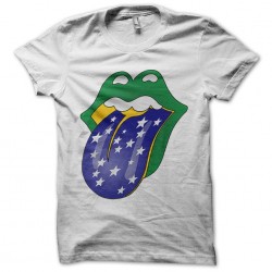 T-Shirt Brazil Stones white sublimation