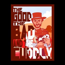 tee shirt The good the bad and the cuddly  sublimation