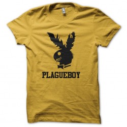 t-shirt plagueboy yellow...