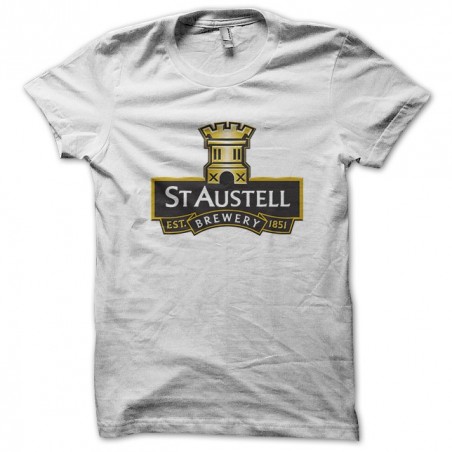 tee shirt st austell brewery logo white sublimation