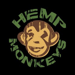 shirt Hemp monkeys black...