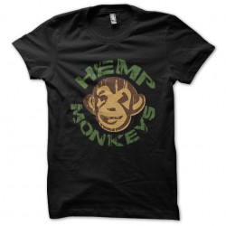 tee shirt Hemp monkeys  sublimation
