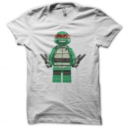 T-shirt Ninja Turtles parody Lego white sublimation