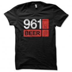t-shirt 961 beer black sublimation