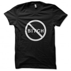 black sublimation bitch t-shirt