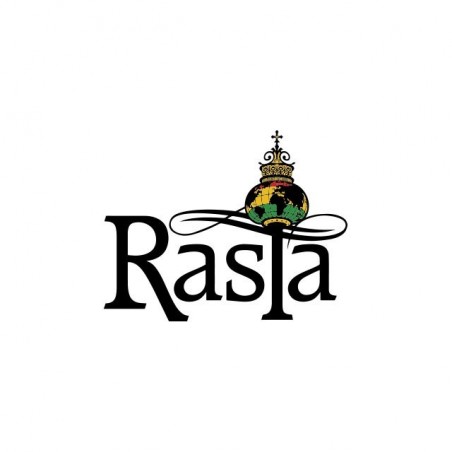 T-shirt rasta Rastafari symbol white sublimation