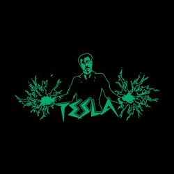 Tesla shirt black sublimation