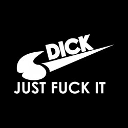 tee shirt dick Just fuck it black sublimation