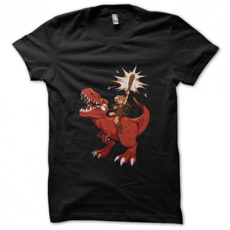 tee shirt link and his dino black sublimation