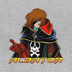 t-shirt albator logo gray sublimation