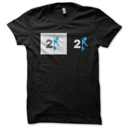tee shirt Portal 2 logo sublimation
