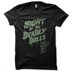 tee shirt Night of the deadly dolls  sublimation
