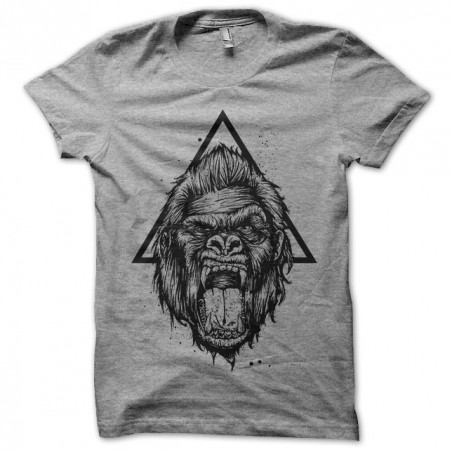 tee shirt gorillaz logo gris sublimation