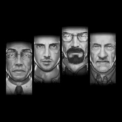 tee shirt Breaking bad multi faces  sublimation