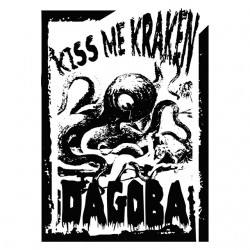Kiss Me Kraken Dagoba white sublimation t-shirt