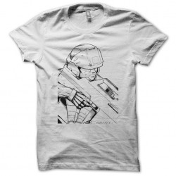 white sublimation call of duty tee shirt