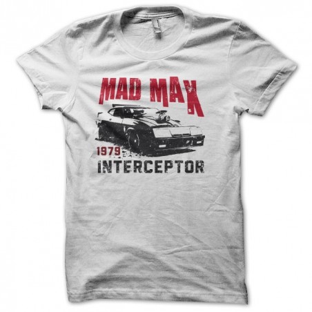 Tee Shirt Mad Max Interceptor 1979 vintage white sublimation