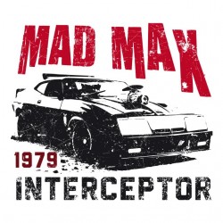 Tee Shirt Mad Max Interceptor 1979 vintage white sublimation