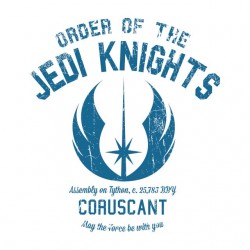 Tee Shirt University Jedi knights  sublimation