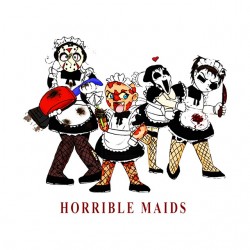 tee shirt Horror maids white sublimation