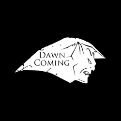 tee shirt Dawn is coming black sublimation