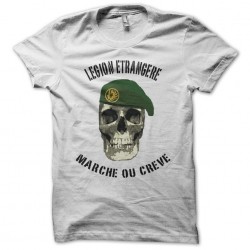 Legionetrangere Marche t-shirt or white creve sublimation