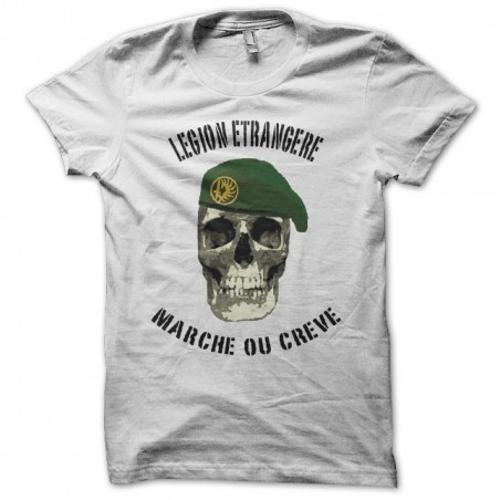 Legionetrangere Marche t-shirt or white creve sublimation