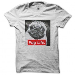 tee shirt Pug life  sublimation