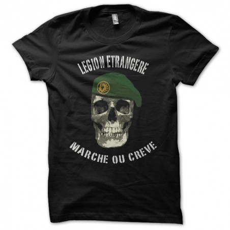 Legionetrangere Marche or creve noir sublimation T-shirt