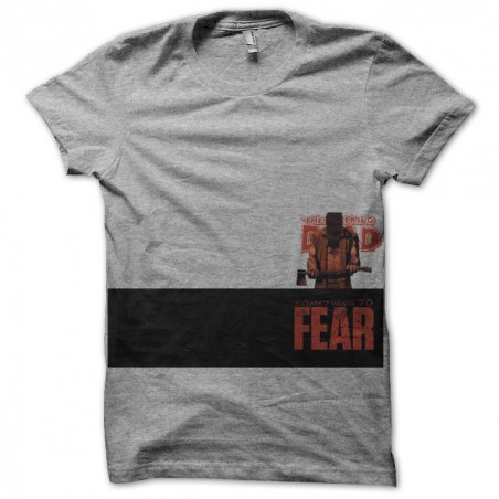 The walking dead tee shirt to fear gray sublimation
