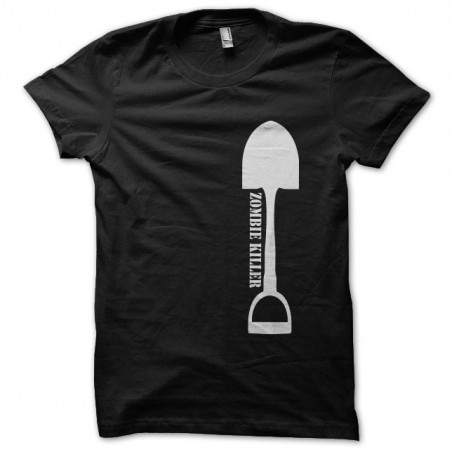 T-shirt zombie killer shovel black sublimation