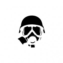Tee shirt Nuclear War Gas Mask  sublimation