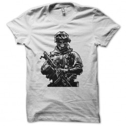 Battlefield 3 fan art white sublimation t-shirt