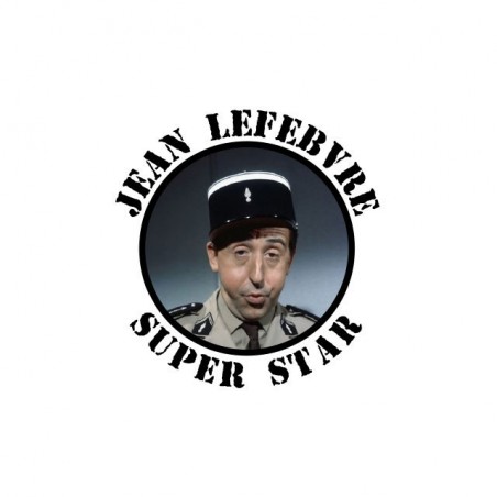 Jean Lefebvre Superstar white sublimation t-shirt