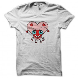 adorable white ladybug sublimation t-shirt