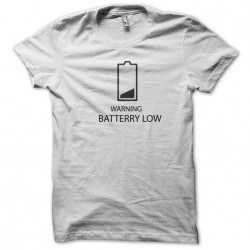 tee shirt battery low  sublimation