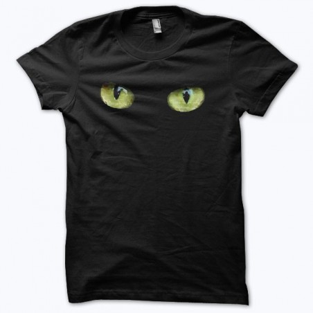 T-shirt eyes of Cats black sublimation