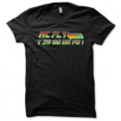 tee shirt Mc fly PD black sublimation