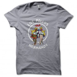 Los Pollos T-Shirt Hermanos Gray sublimation