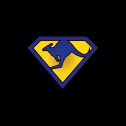 Tee shirt Skippy parodie Superman  sublimation