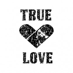 tee shirt true love skater  sublimation