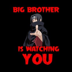 tee shirt Itachi big brother is watching you  sublimation